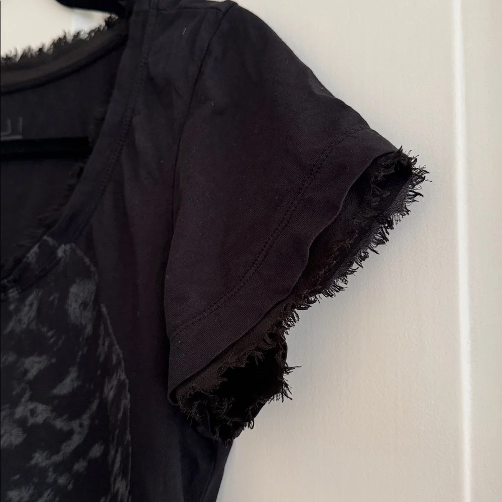 Barbara Bui Black Graphic Top - Picture 8 of 16